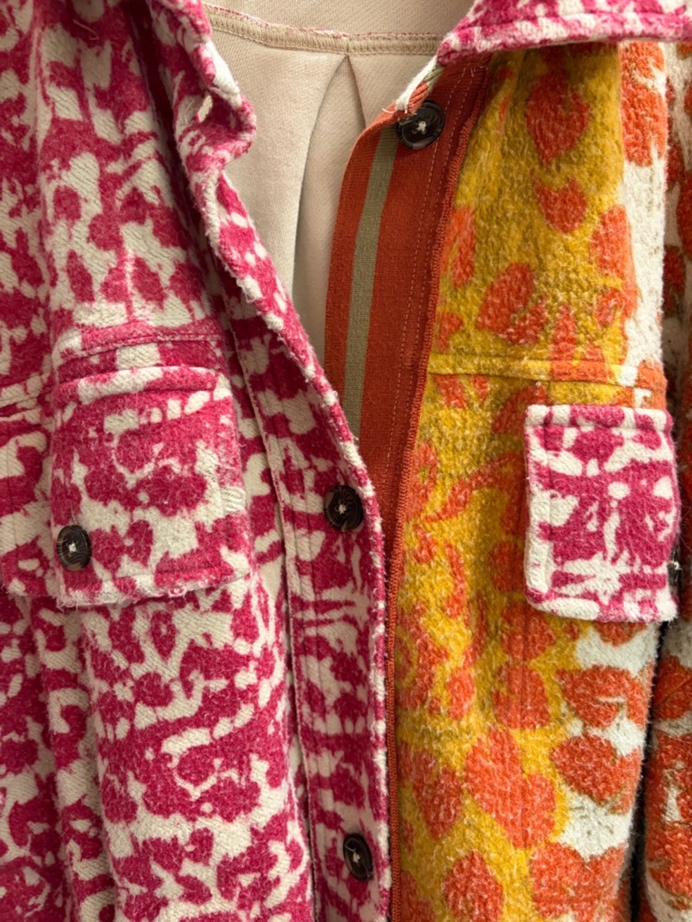 Free People Printed Ruby Jacket - Picture 3 of 5